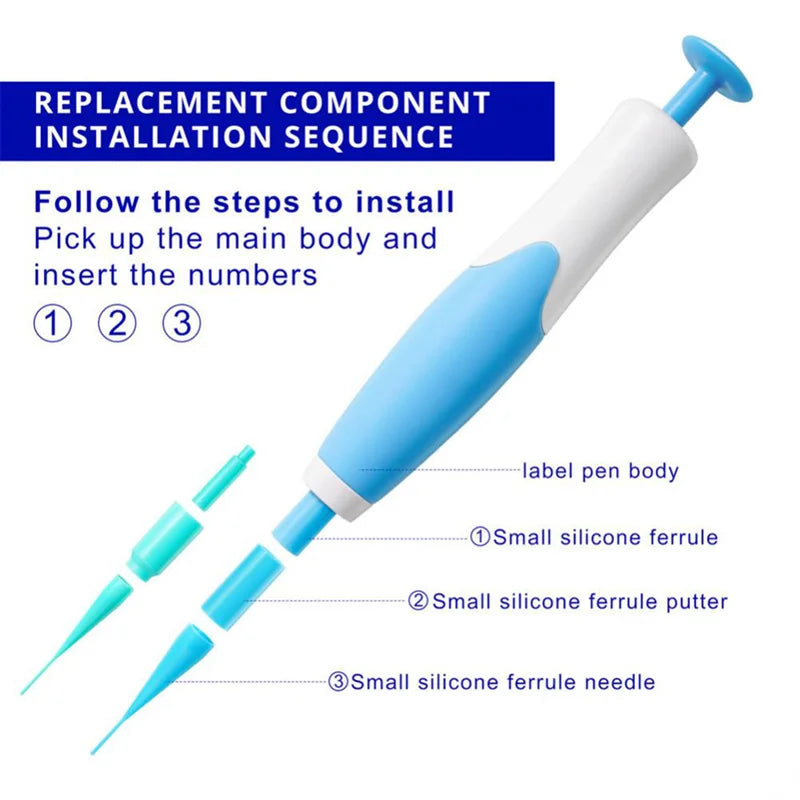 2 In1 Painless Auto Skin Tag Mole Wart Removal Kit Skin Care Body Wart Dot Treatments Remover Cleaning Tools
